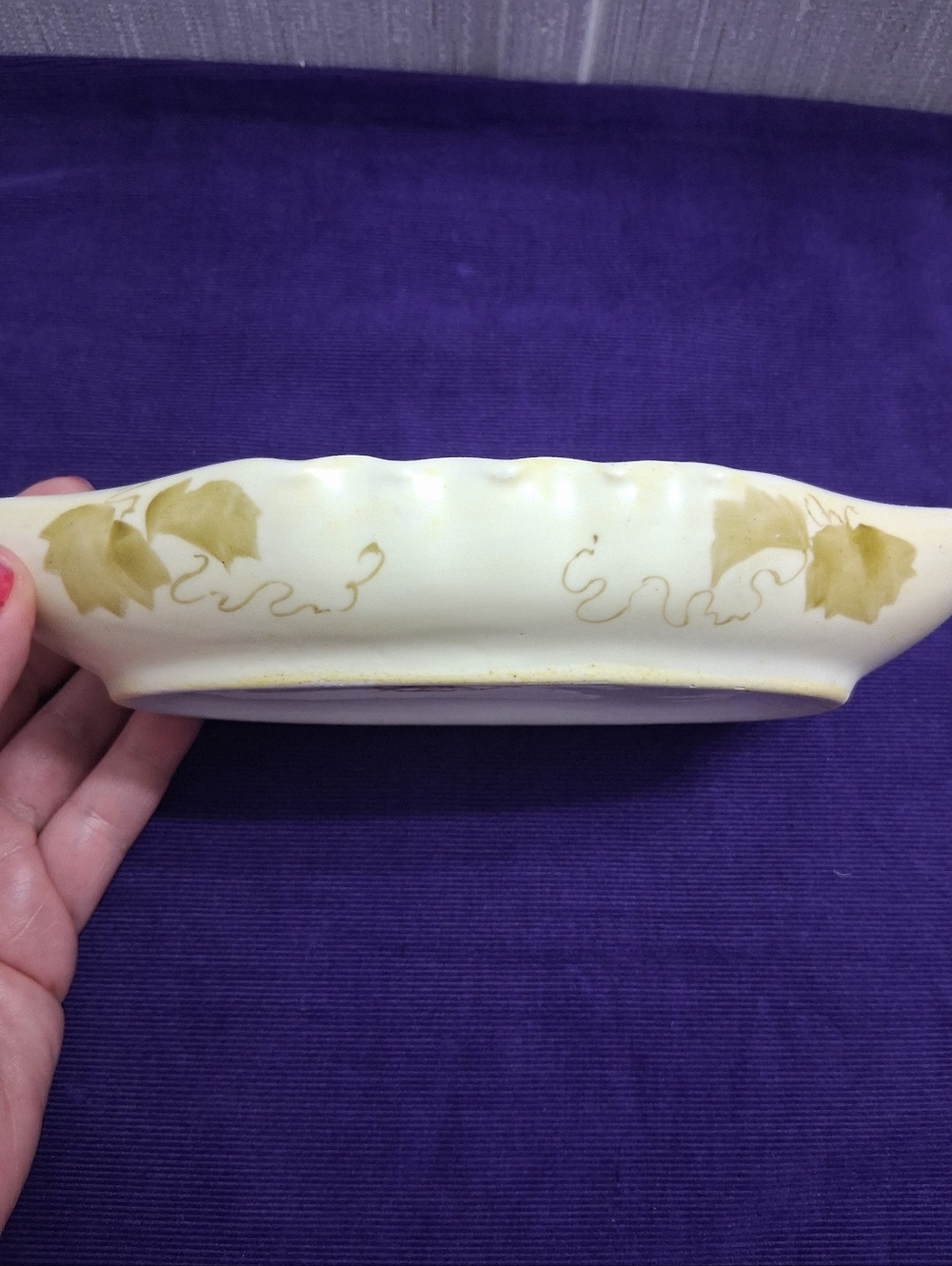 Antique Porcelain Trinket Jewelry Dish Vanity Tray Hand-painted Vienna Austria - Picture 8 of 15